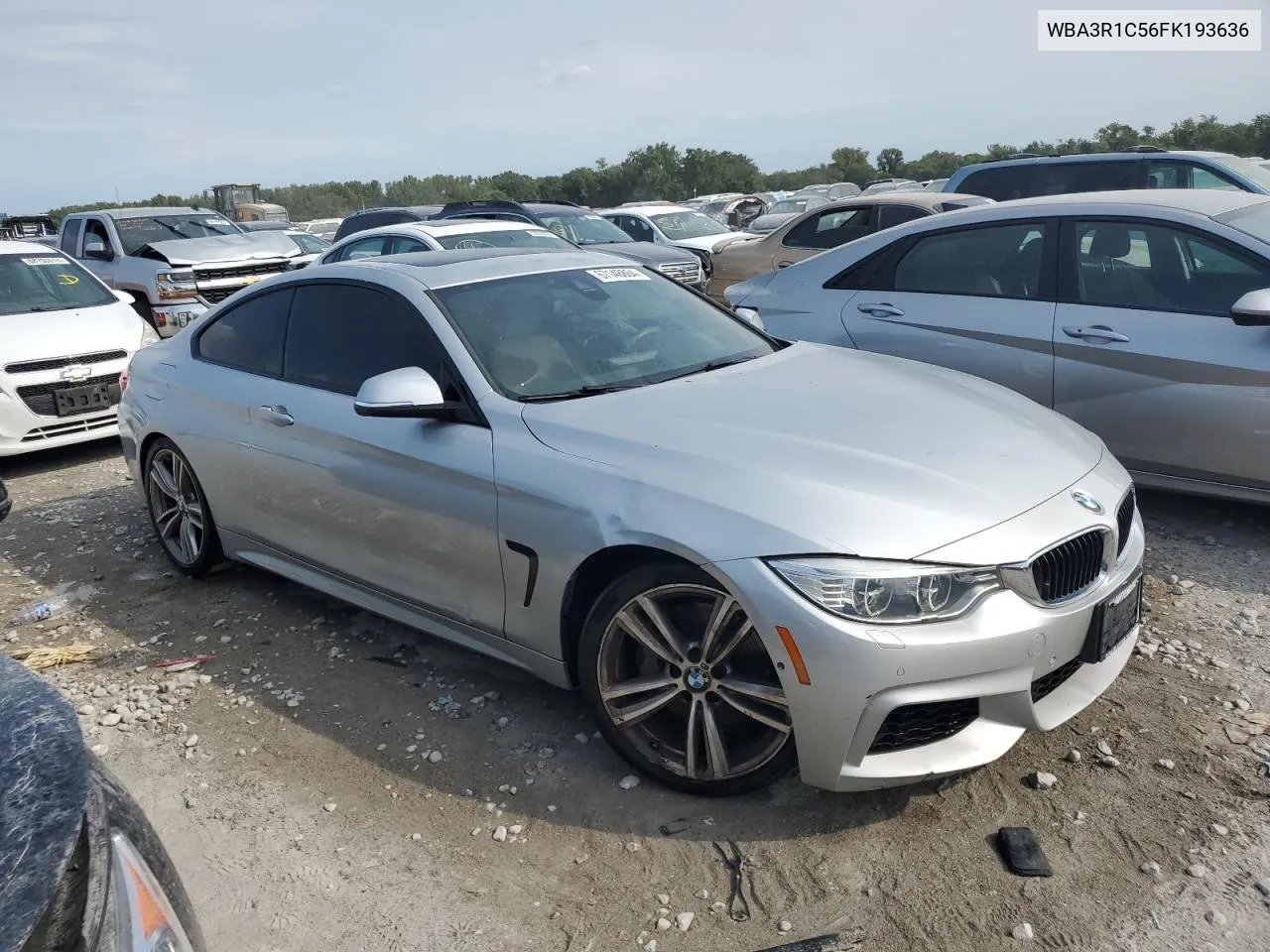 2015 BMW 435 I VIN: WBA3R1C56FK193636 Lot: 67148864