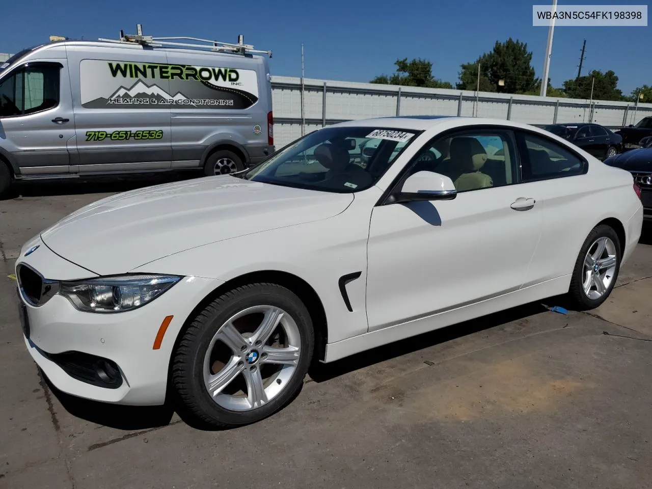 2015 BMW 428 Xi VIN: WBA3N5C54FK198398 Lot: 68750234