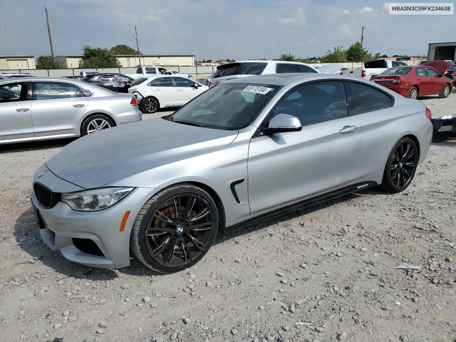 2015 BMW 428 I VIN: WBA3N3C59FK234638 Lot: 69175104