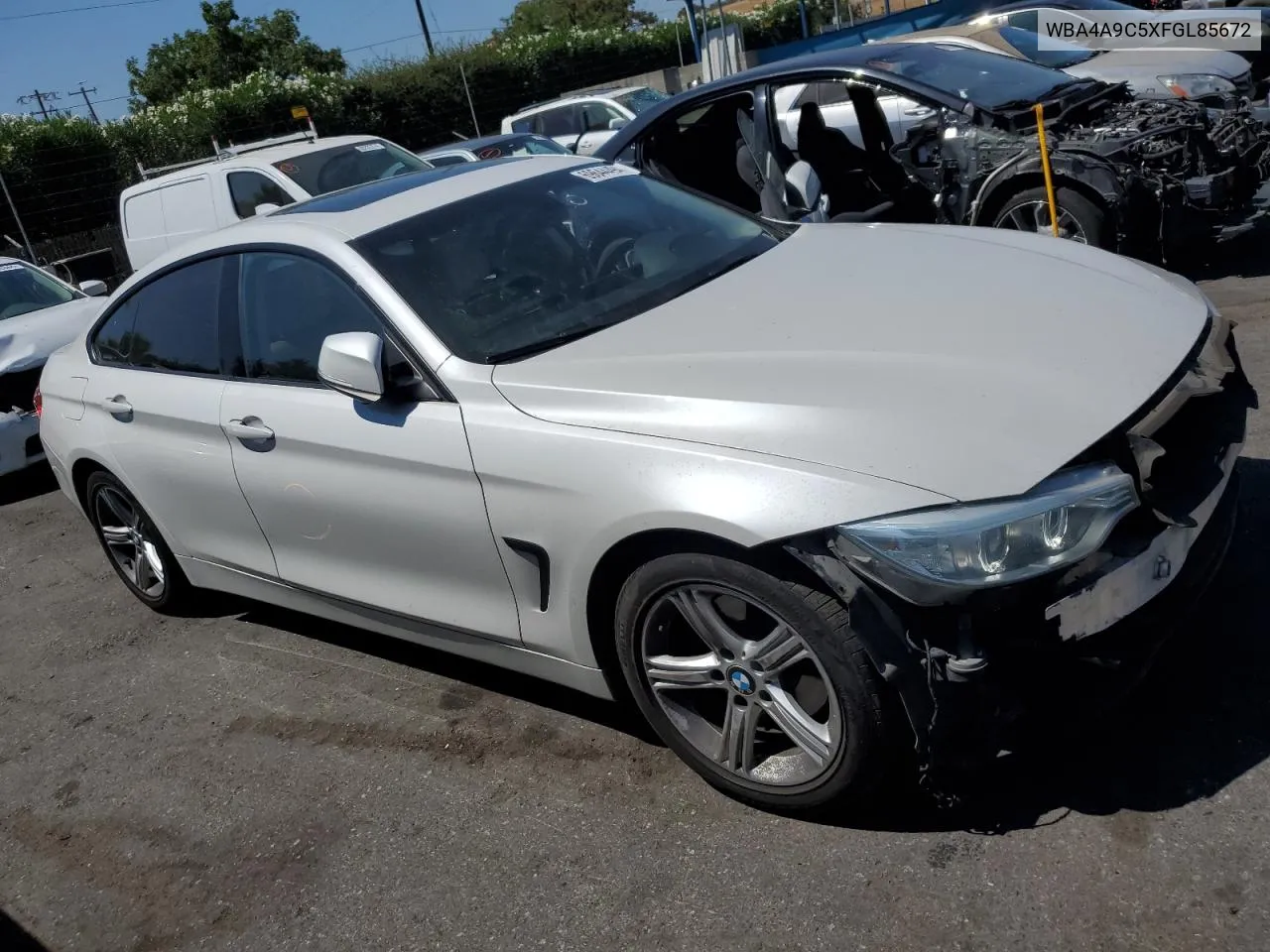 WBA4A9C5XFGL85672 2015 BMW 428 I Gran Coupe Sulev