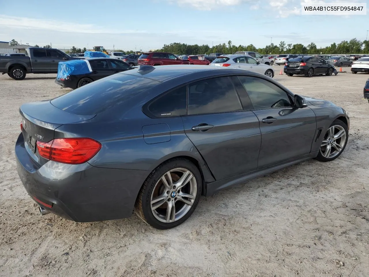 2015 BMW 435 I Gran Coupe VIN: WBA4B1C55FD954847 Lot: 70061074