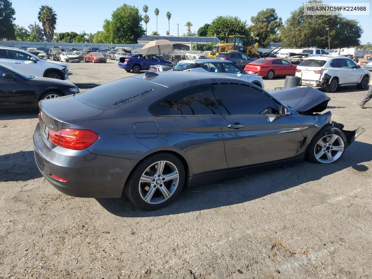 2015 BMW 428 I VIN: WBA3N7C59FK224988 Lot: 70096054