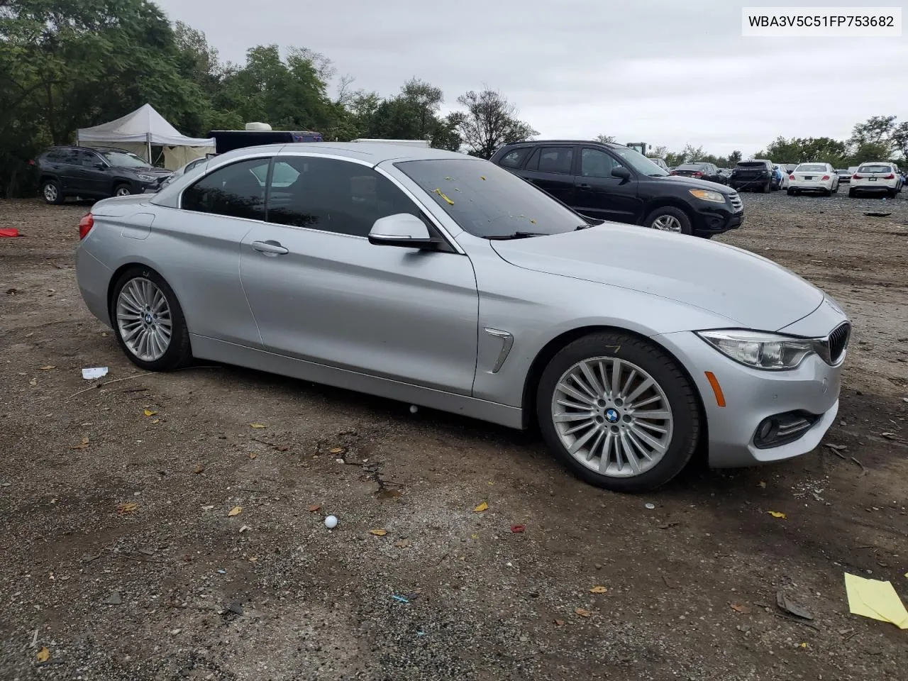 2015 BMW 428 I VIN: WBA3V5C51FP753682 Lot: 71000334