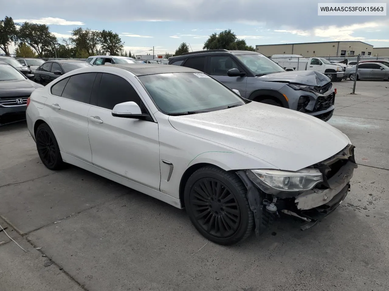 WBA4A5C53FGK15663 2015 BMW 428 I Gran Coupe