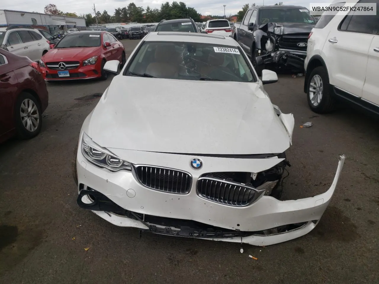 2015 BMW 428 Xi VIN: WBA3N9C52FK247864 Lot: 72382414