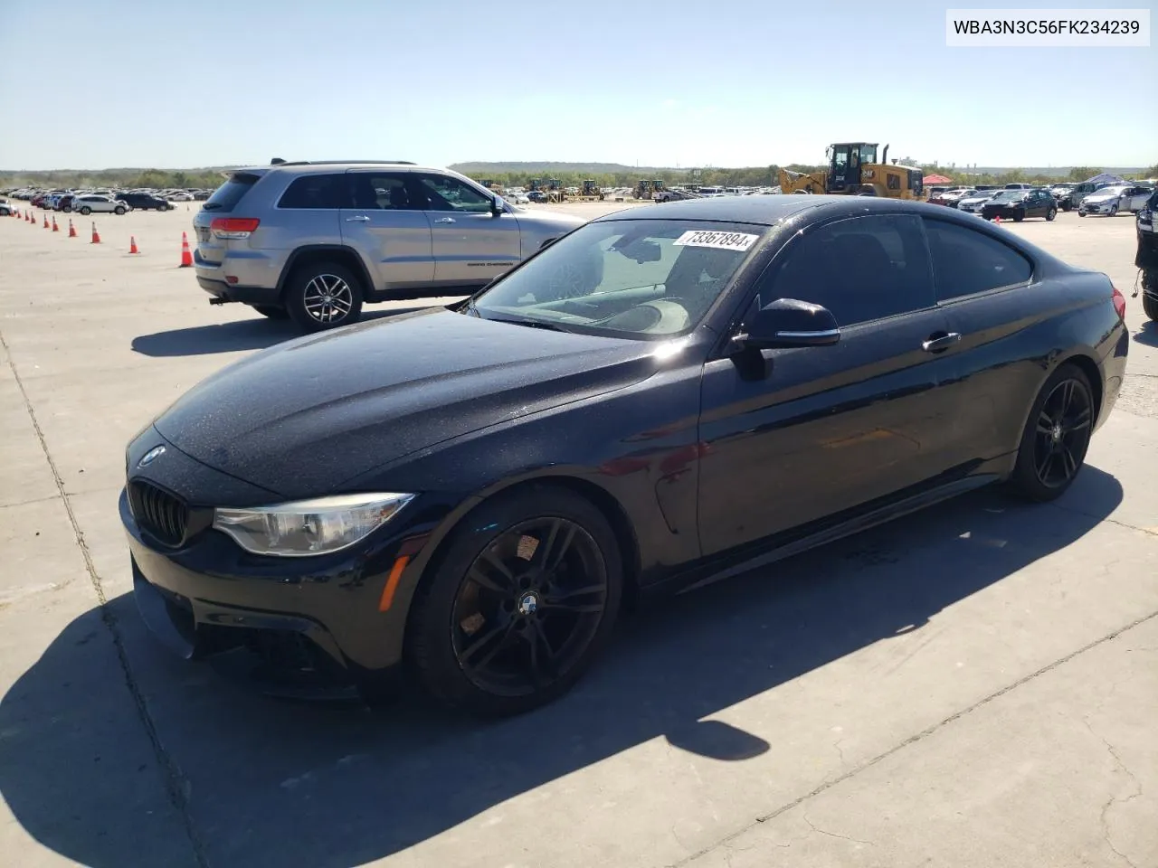 2015 BMW 428 I VIN: WBA3N3C56FK234239 Lot: 73367894