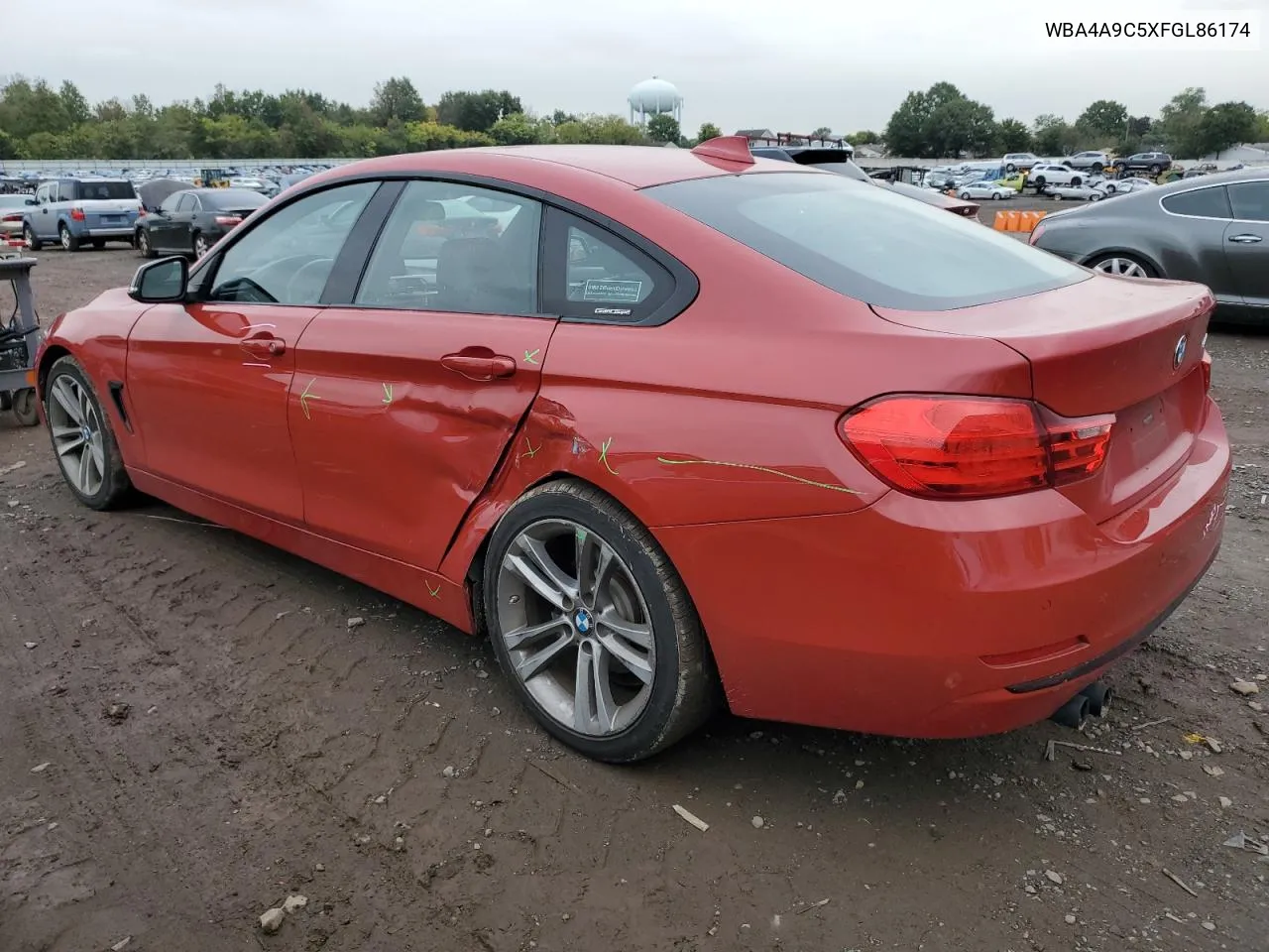 2015 BMW 428 I Gran Coupe Sulev VIN: WBA4A9C5XFGL86174 Lot: 73579334