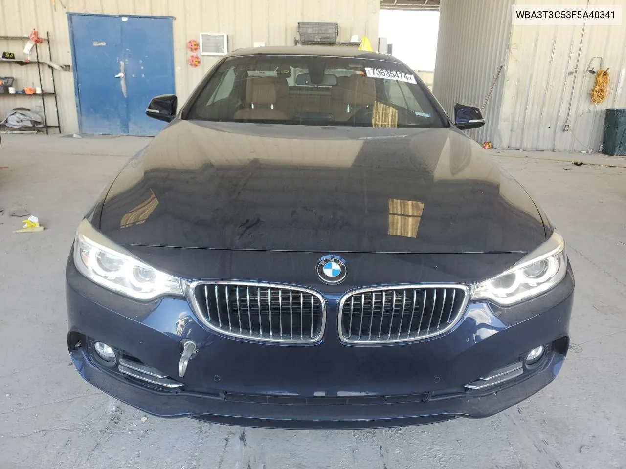 2015 BMW 435 I VIN: WBA3T3C53F5A40341 Lot: 73635474