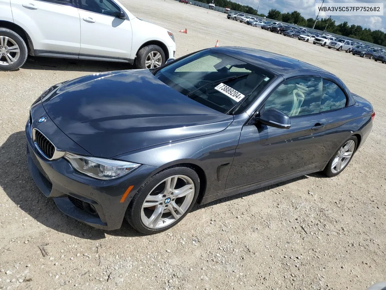 2015 BMW 428 I VIN: WBA3V5C57FP752682 Lot: 73889204