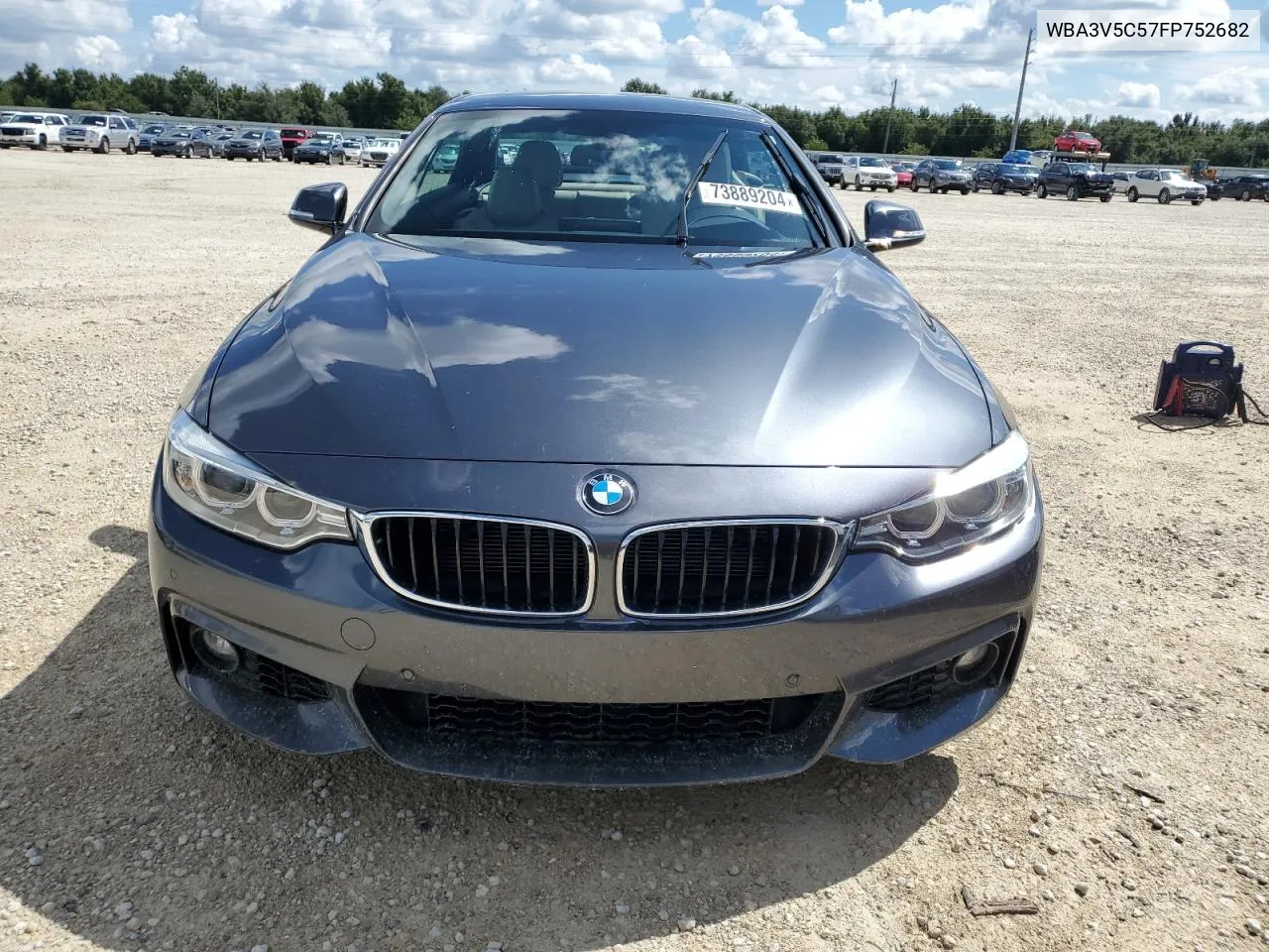 2015 BMW 428 I VIN: WBA3V5C57FP752682 Lot: 73889204