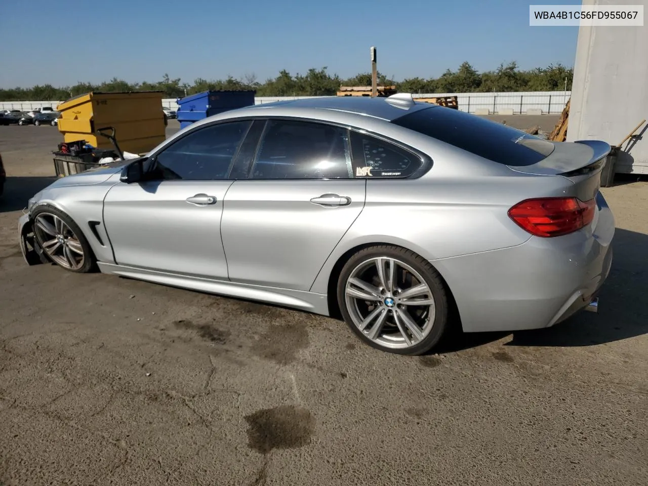 2015 BMW 435 I Gran Coupe VIN: WBA4B1C56FD955067 Lot: 73974474