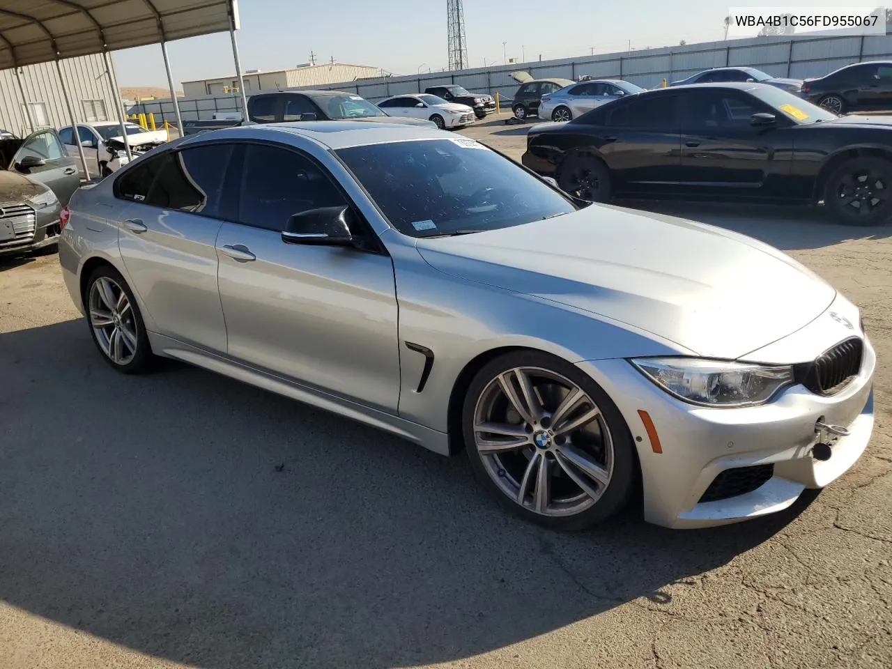 2015 BMW 435 I Gran Coupe VIN: WBA4B1C56FD955067 Lot: 73974474