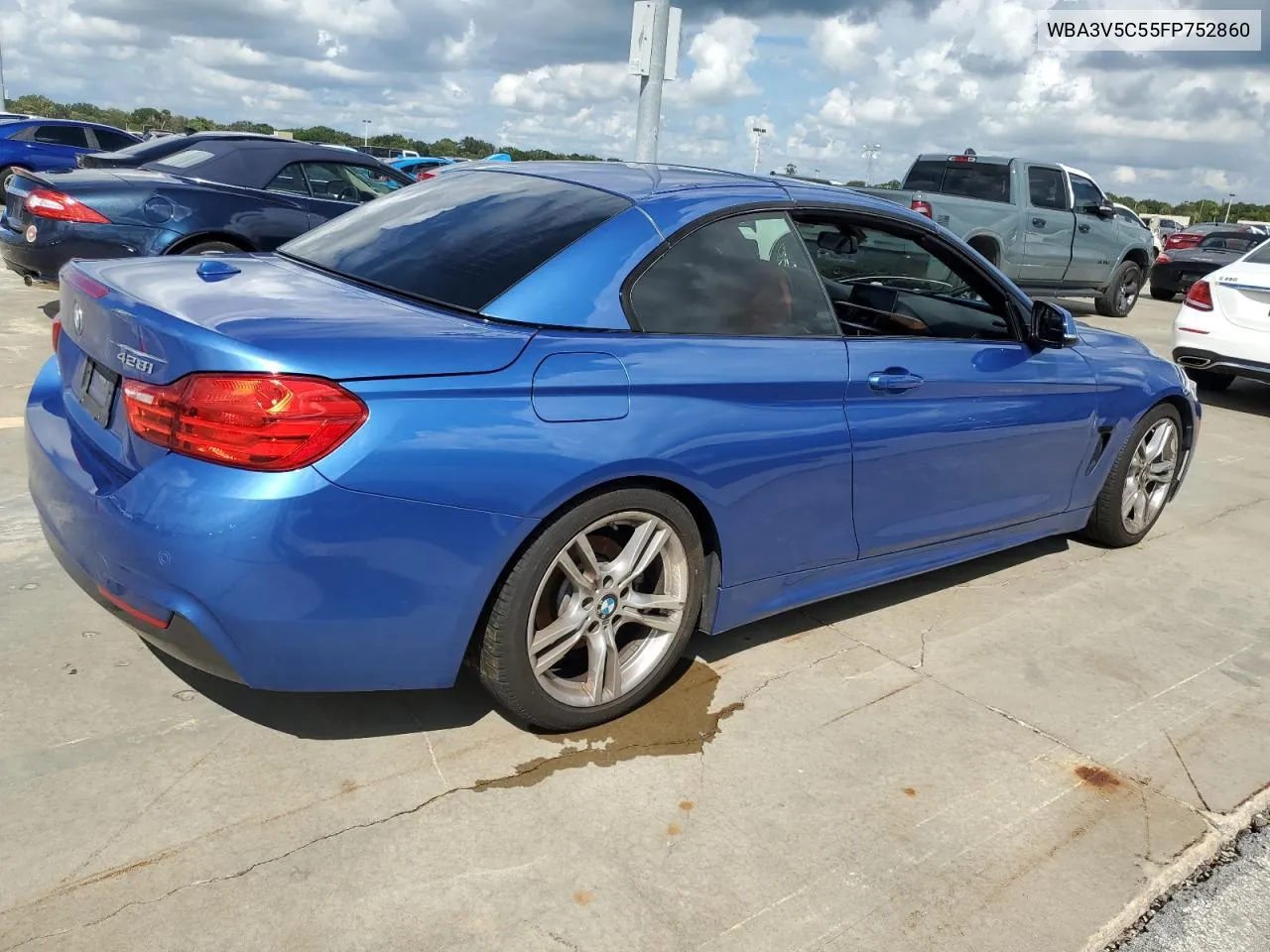 2015 BMW 428 I VIN: WBA3V5C55FP752860 Lot: 73997904