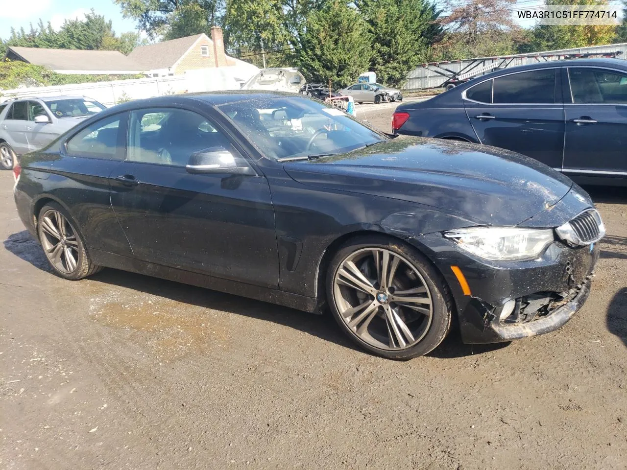 2015 BMW 435 I VIN: WBA3R1C51FF774714 Lot: 74285174