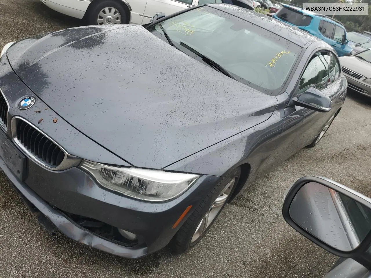 2015 BMW 428 I VIN: WBA3N7C53FK222931 Lot: 74448344