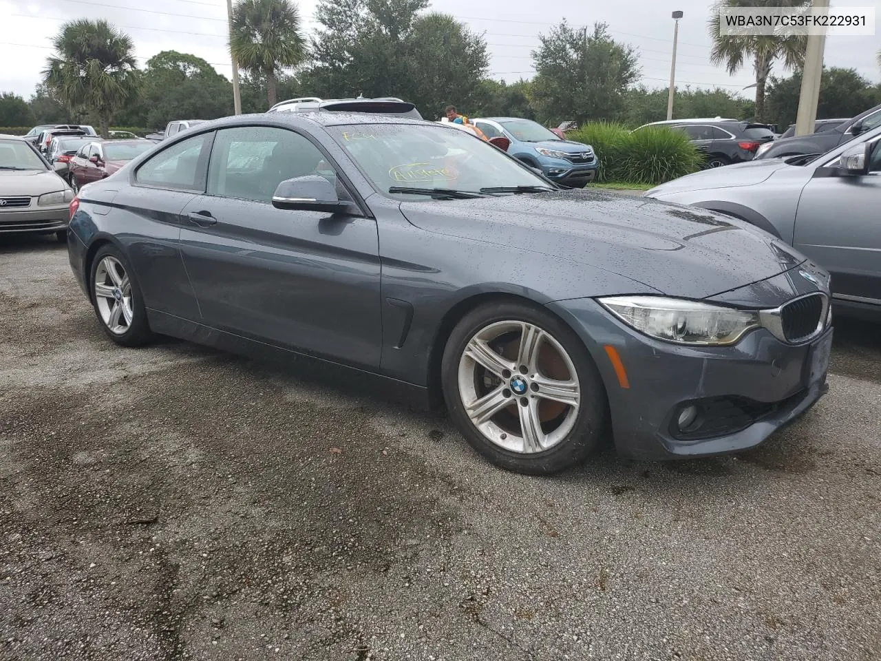 2015 BMW 428 I VIN: WBA3N7C53FK222931 Lot: 74448344