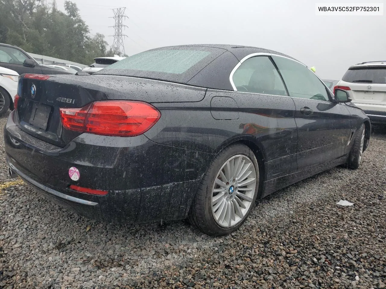 2015 BMW 428 I VIN: WBA3V5C52FP752301 Lot: 74461564