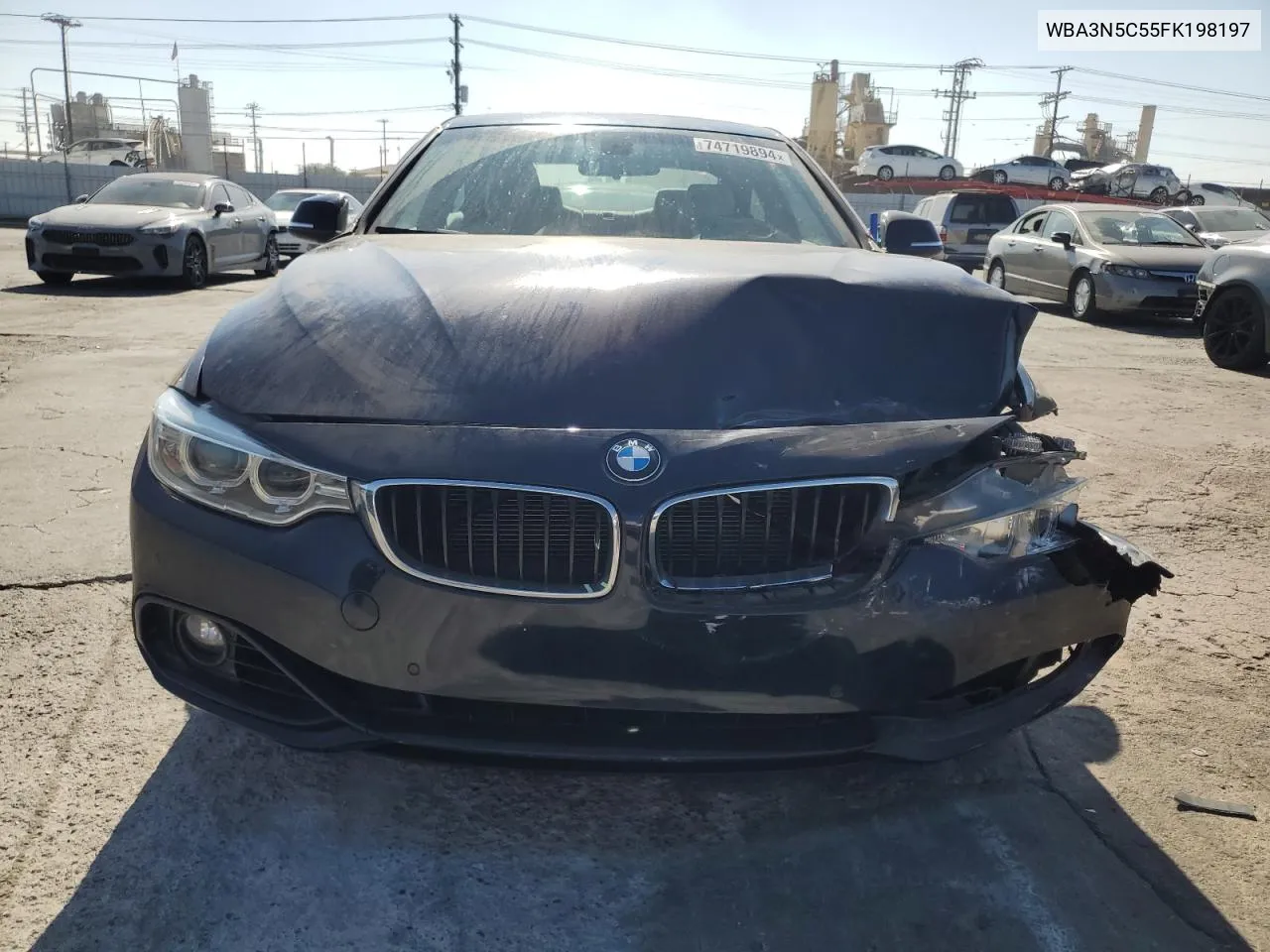 2015 BMW 428 Xi VIN: WBA3N5C55FK198197 Lot: 74719894