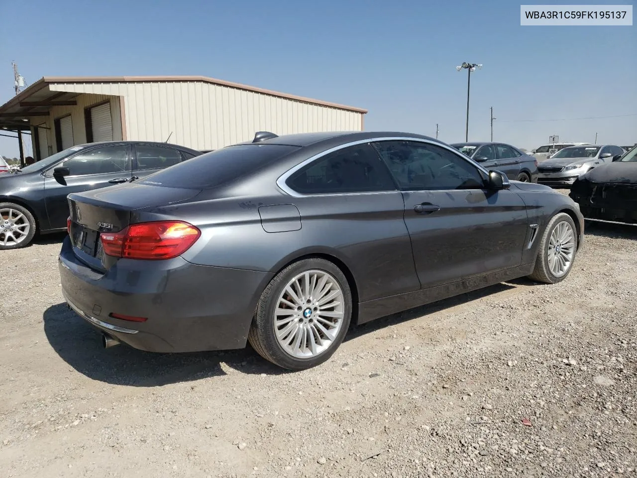 2015 BMW 435 I VIN: WBA3R1C59FK195137 Lot: 74827214