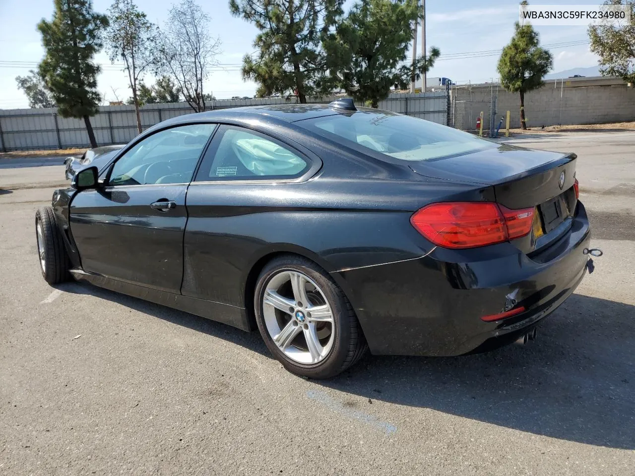 2015 BMW 428 I VIN: WBA3N3C59FK234980 Lot: 75134704