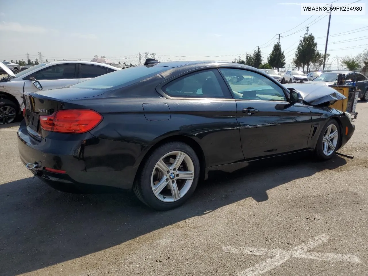 2015 BMW 428 I VIN: WBA3N3C59FK234980 Lot: 75134704