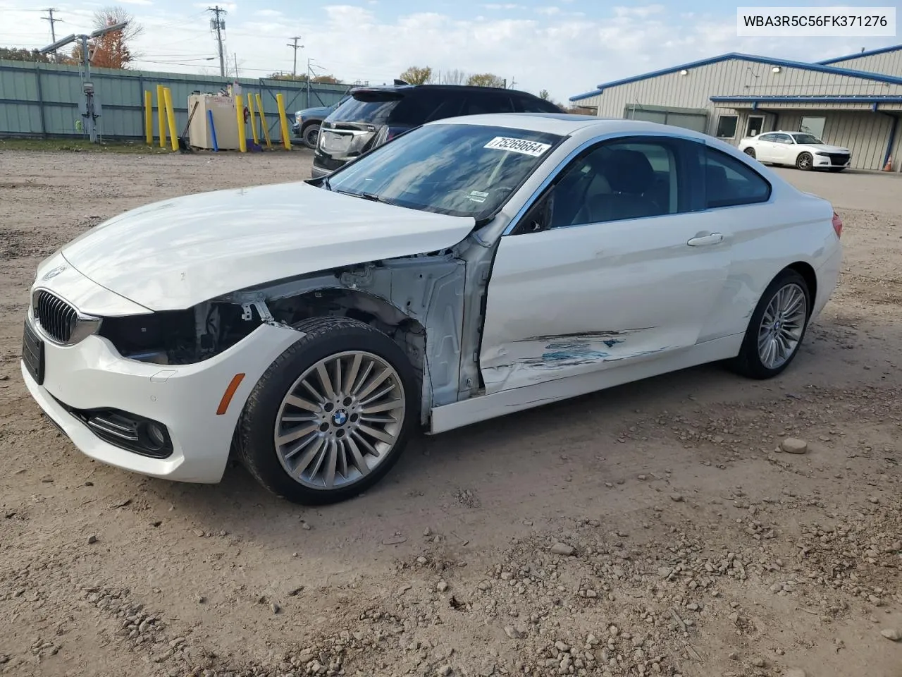 2015 BMW 435 Xi VIN: WBA3R5C56FK371276 Lot: 75269664