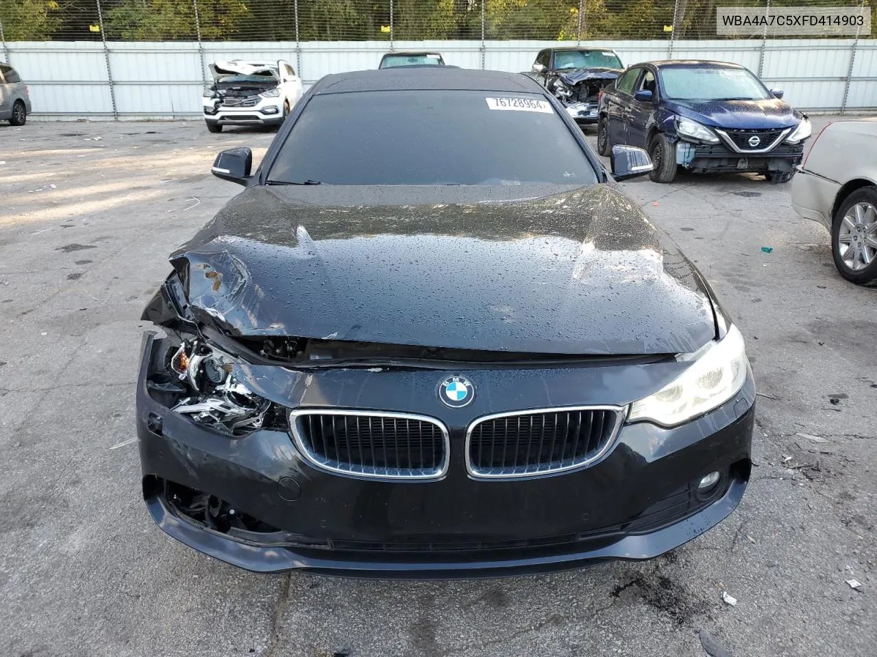 2015 BMW 428 Xi Gran Coupe VIN: WBA4A7C5XFD414903 Lot: 76728964