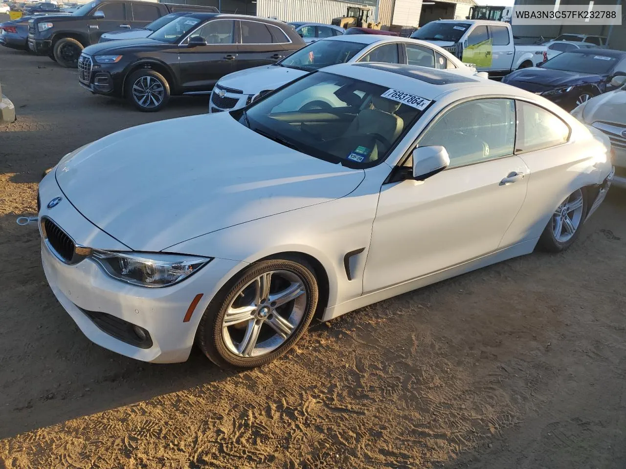 2015 BMW 428 I VIN: WBA3N3C57FK232788 Lot: 76937864