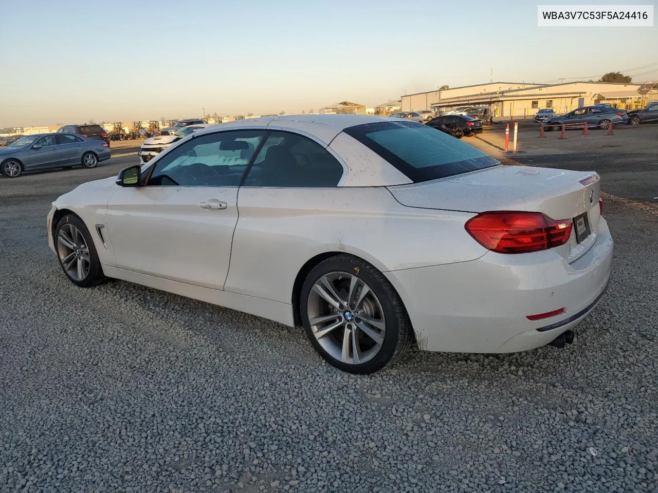 2015 BMW 428 I Sulev VIN: WBA3V7C53F5A24416 Lot: 77956254