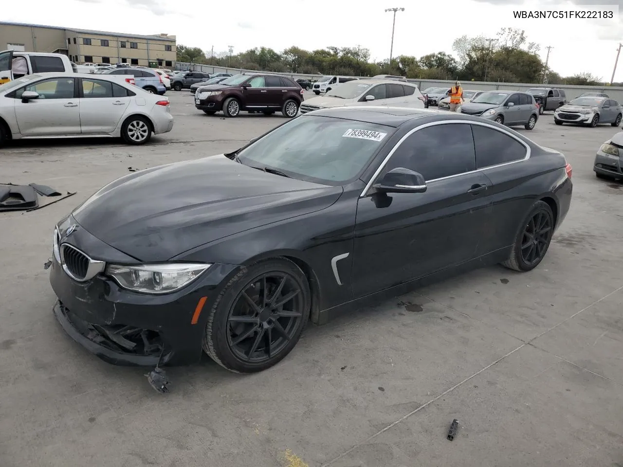 2015 BMW 428 I VIN: WBA3N7C51FK222183 Lot: 78399494