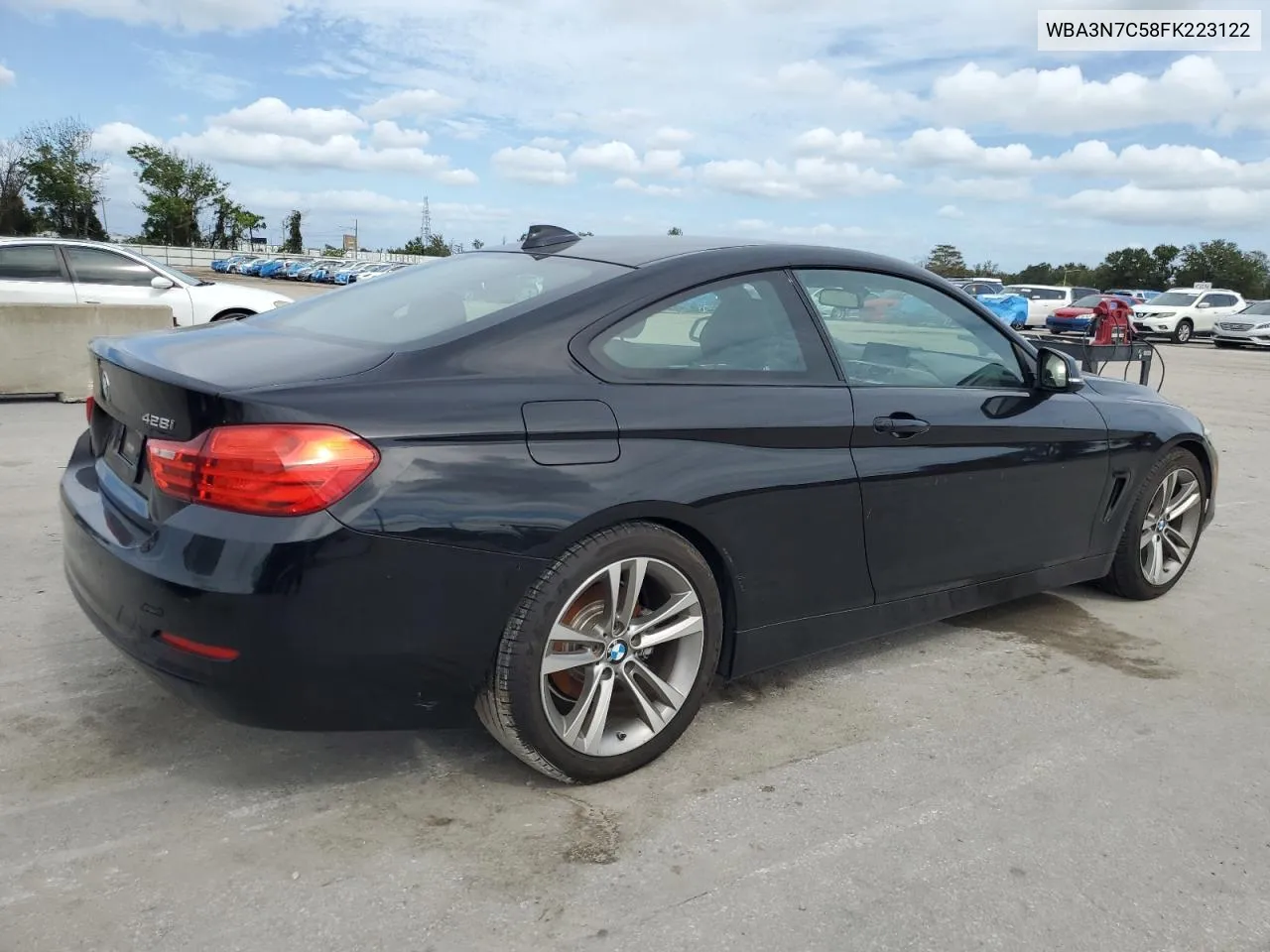 2015 BMW 428 I VIN: WBA3N7C58FK223122 Lot: 79889484