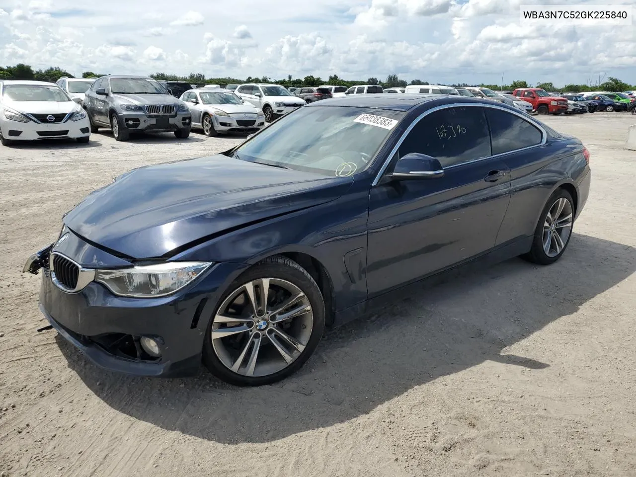 2016 BMW 428 I VIN: WBA3N7C52GK225840 Lot: 66038383