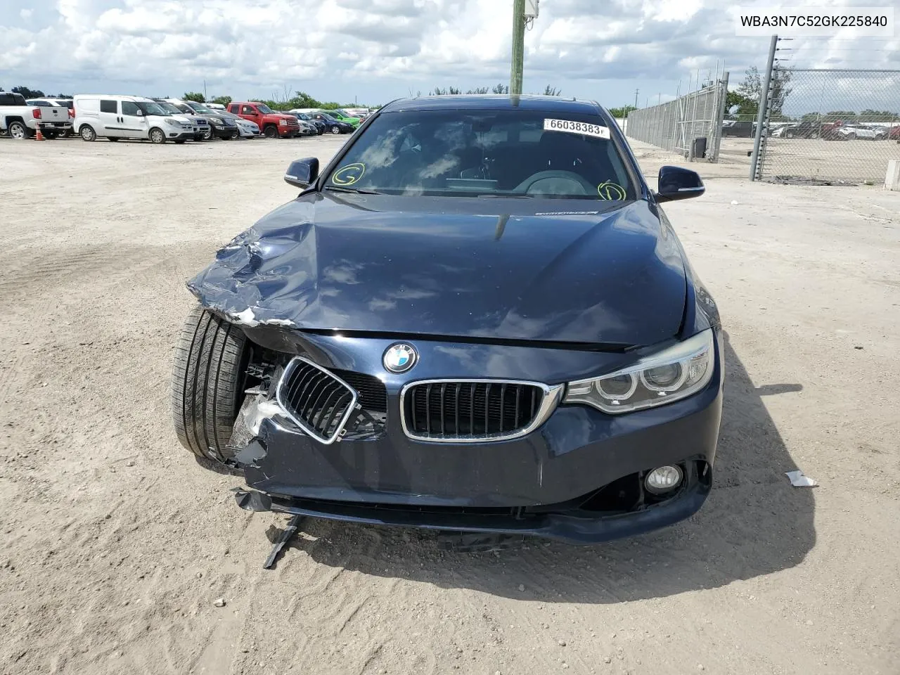 2016 BMW 428 I VIN: WBA3N7C52GK225840 Lot: 66038383