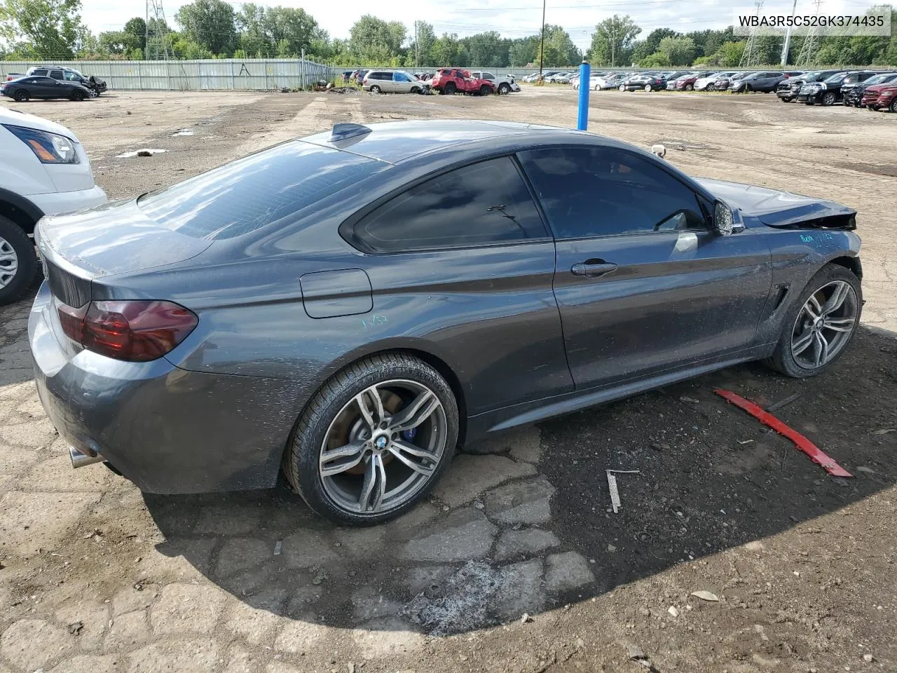 2016 BMW 435 Xi VIN: WBA3R5C52GK374435 Lot: 67759744