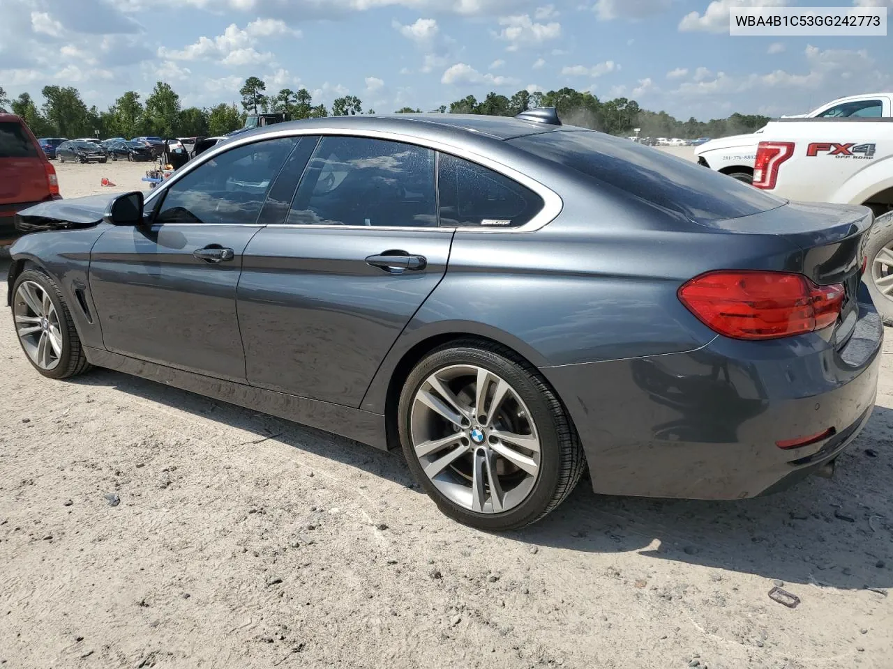 2016 BMW 435 I Gran Coupe VIN: WBA4B1C53GG242773 Lot: 70998664