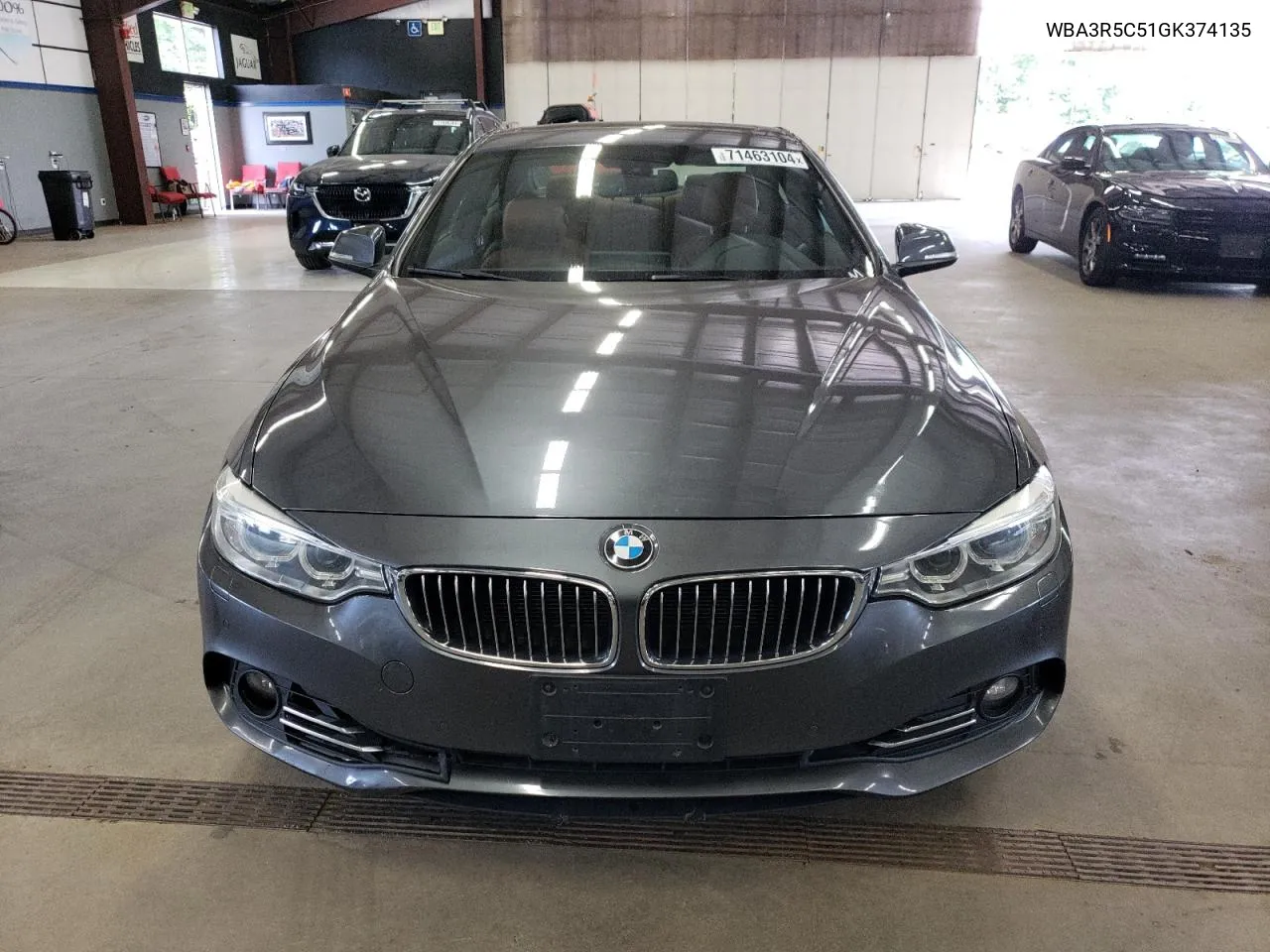 2016 BMW 435 Xi VIN: WBA3R5C51GK374135 Lot: 71463104