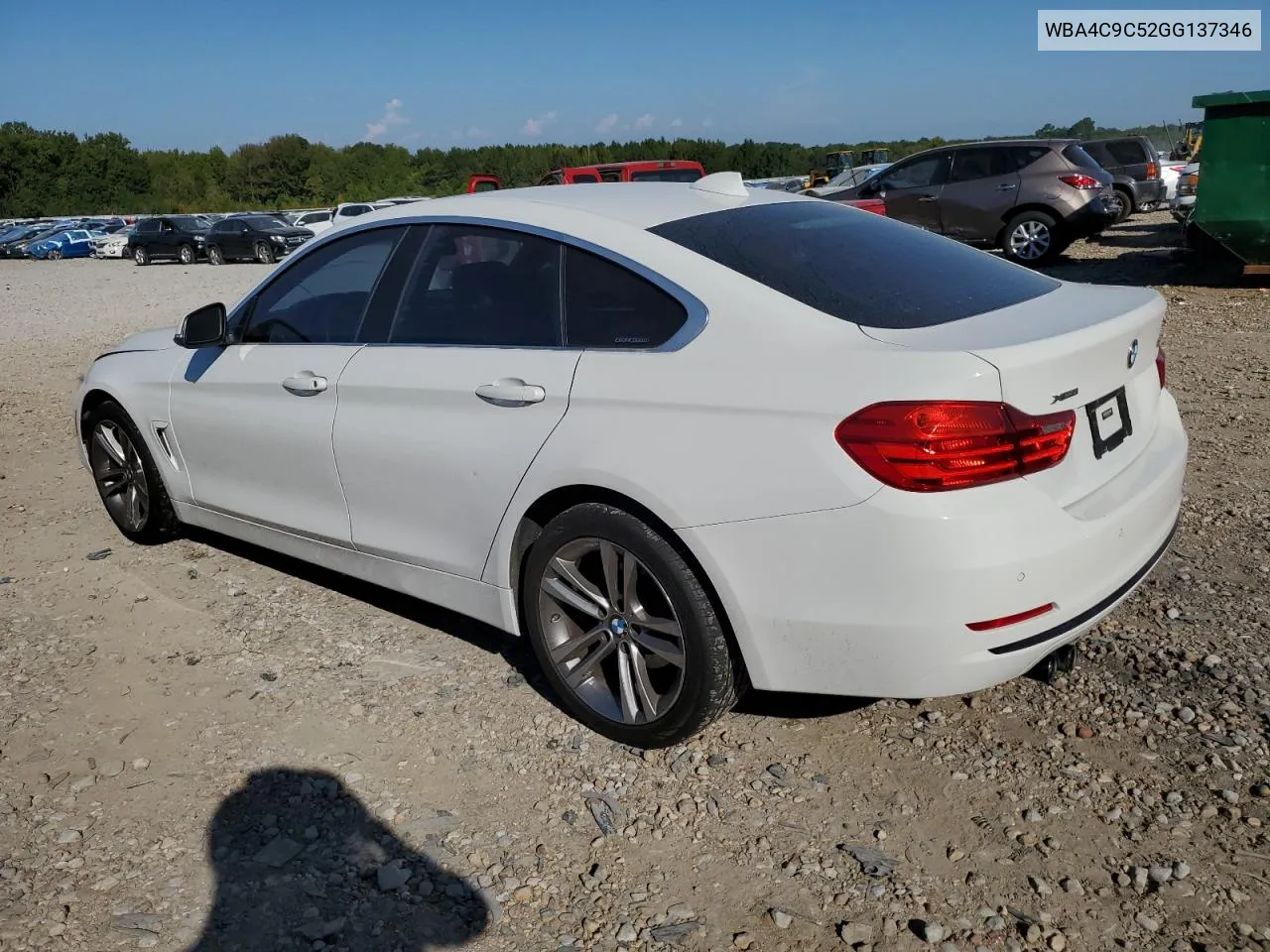 2016 BMW 428 Xi Gran Coupe Sulev VIN: WBA4C9C52GG137346 Lot: 72350614