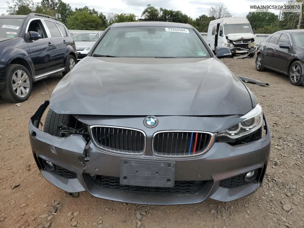 2016 BMW 428 Xi VIN: WBA3N9C5XGK250870 Lot: 72353504