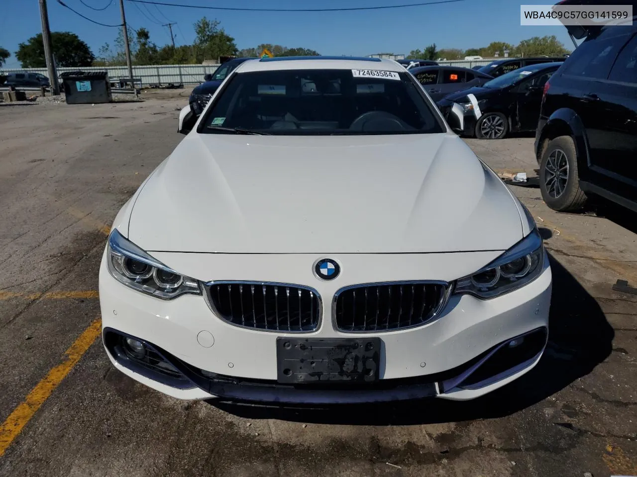 2016 BMW 428 Xi Gran Coupe Sulev VIN: WBA4C9C57GG141599 Lot: 72463584