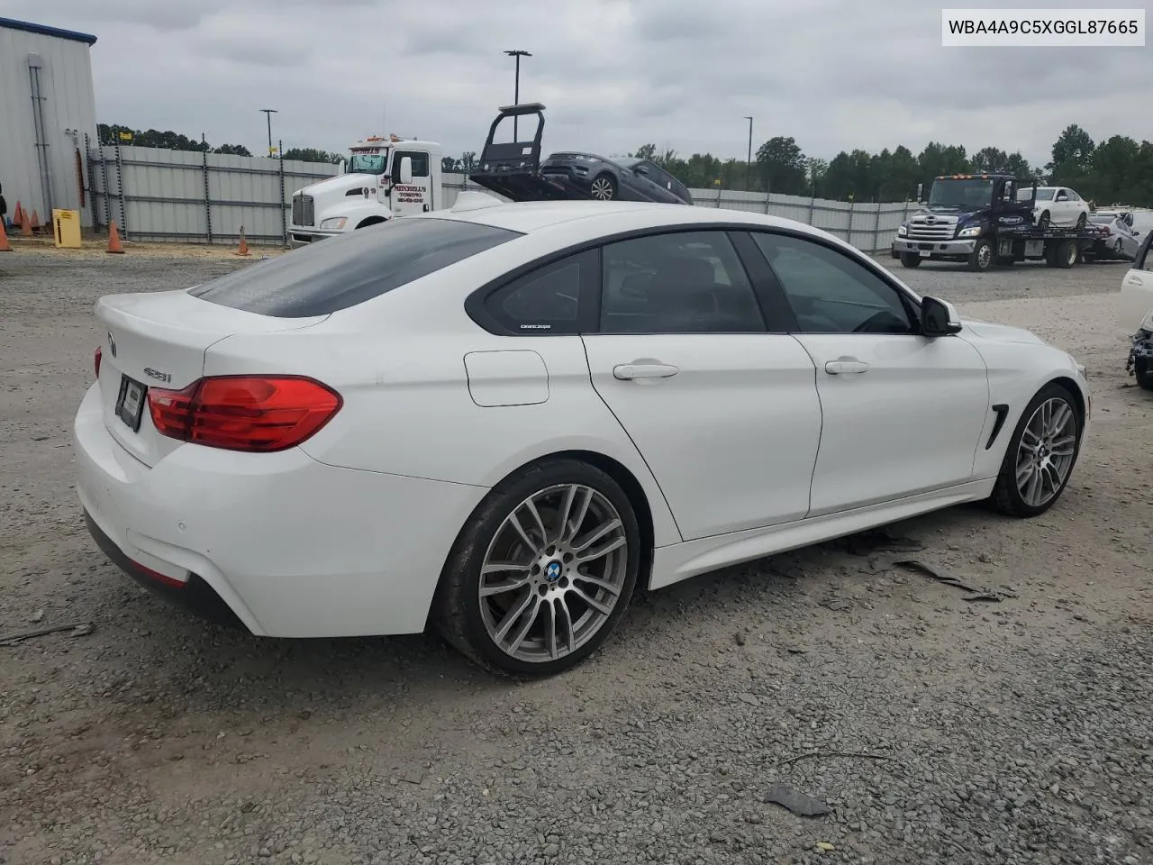 2016 BMW 428 I Gran Coupe Sulev VIN: WBA4A9C5XGGL87665 Lot: 72511994