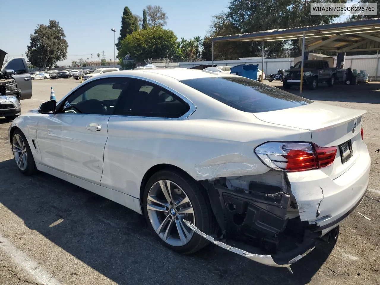 2016 BMW 428 I VIN: WBA3N7C59GK226760 Lot: 72568144