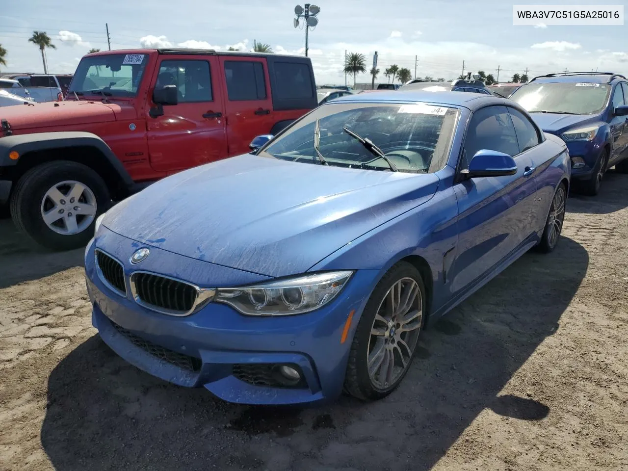 2016 BMW 428 I Sulev VIN: WBA3V7C51G5A25016 Lot: 75275254