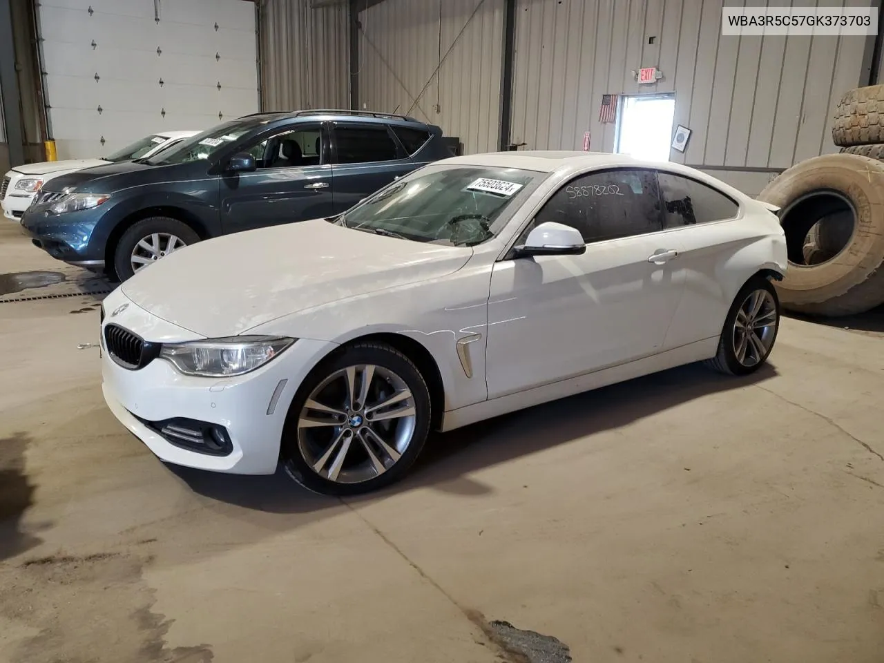 2016 BMW 435 Xi VIN: WBA3R5C57GK373703 Lot: 75503624