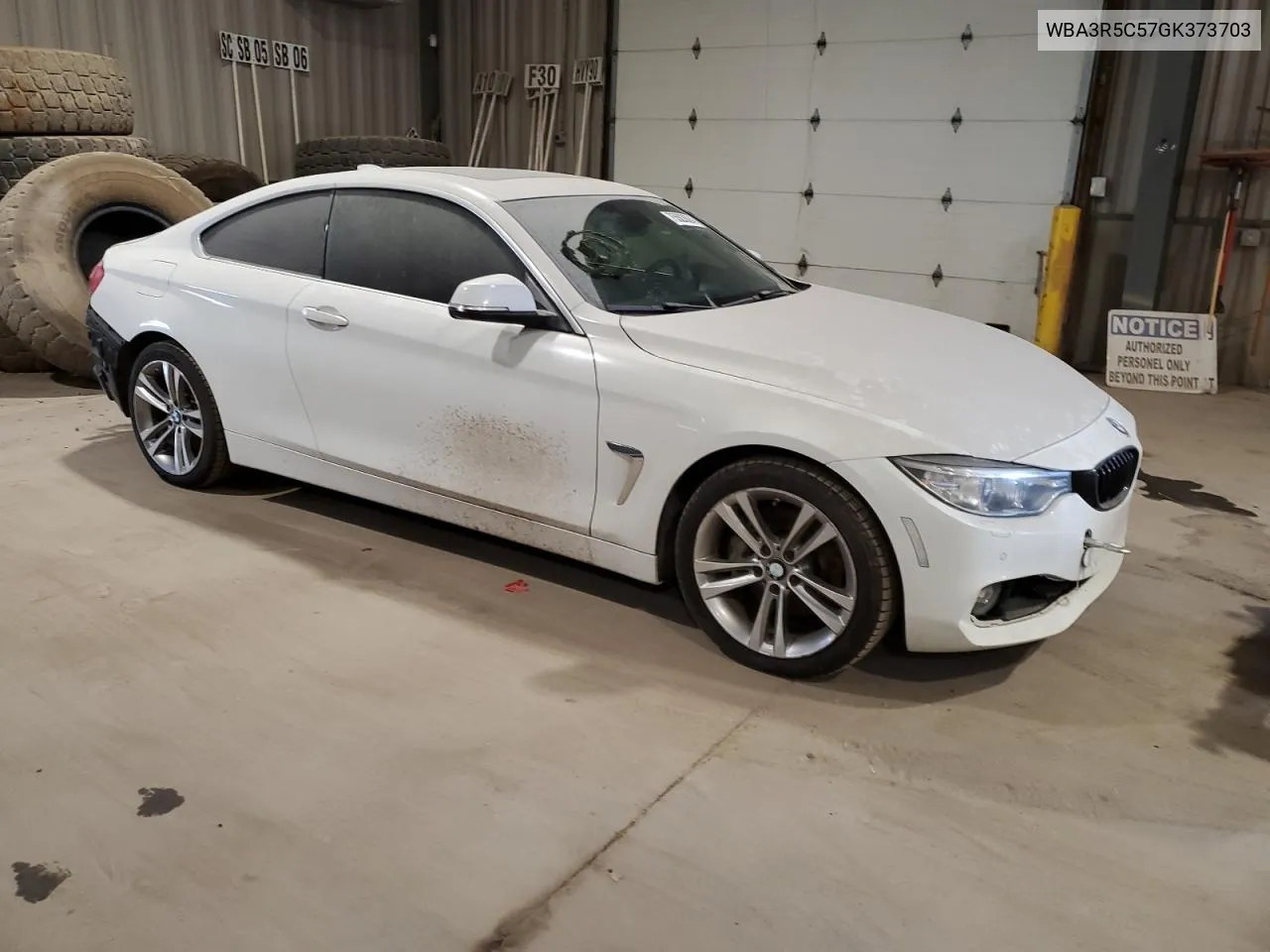 2016 BMW 435 Xi VIN: WBA3R5C57GK373703 Lot: 75503624