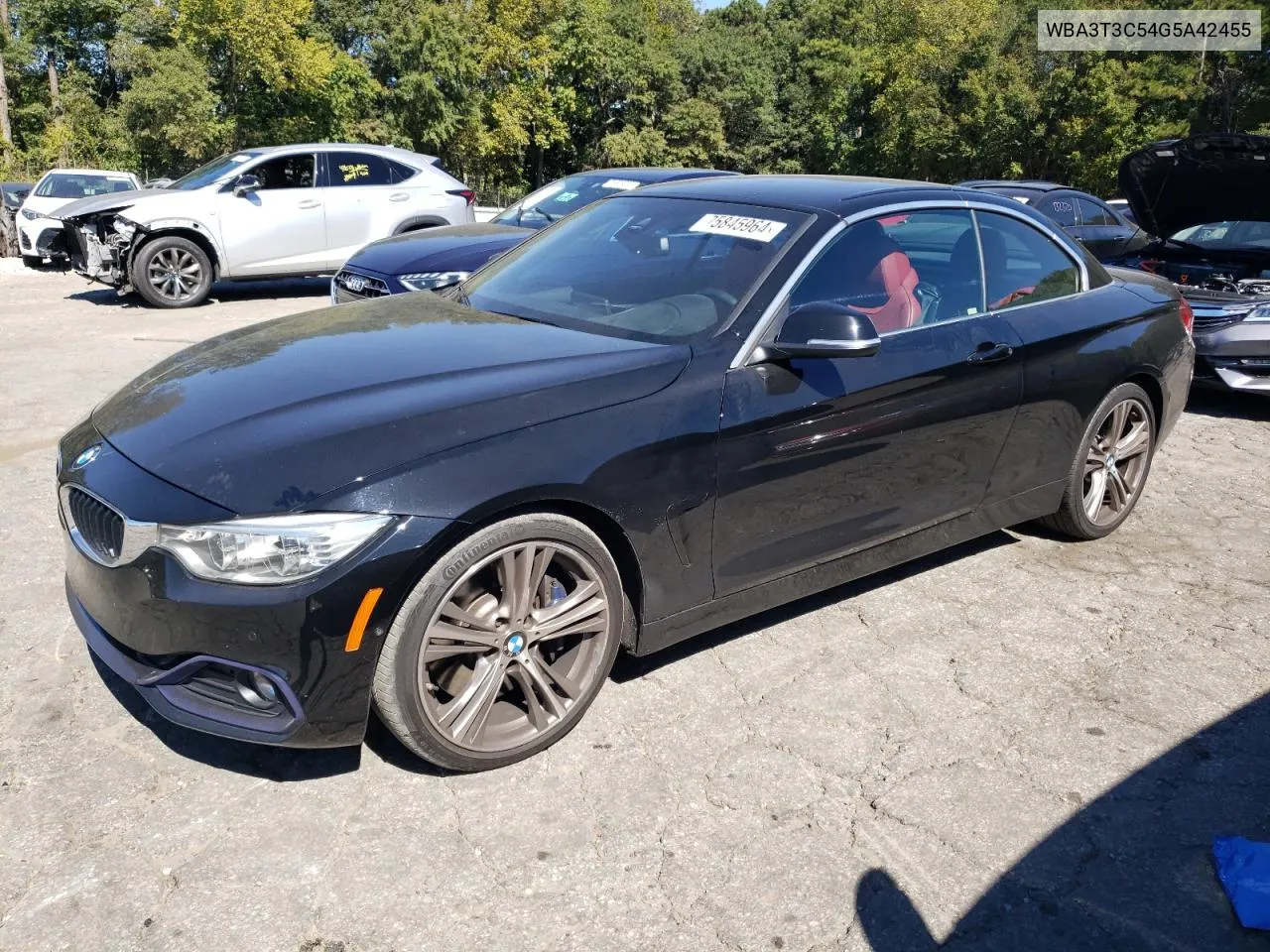 2016 BMW 435 I VIN: WBA3T3C54G5A42455 Lot: 75845964