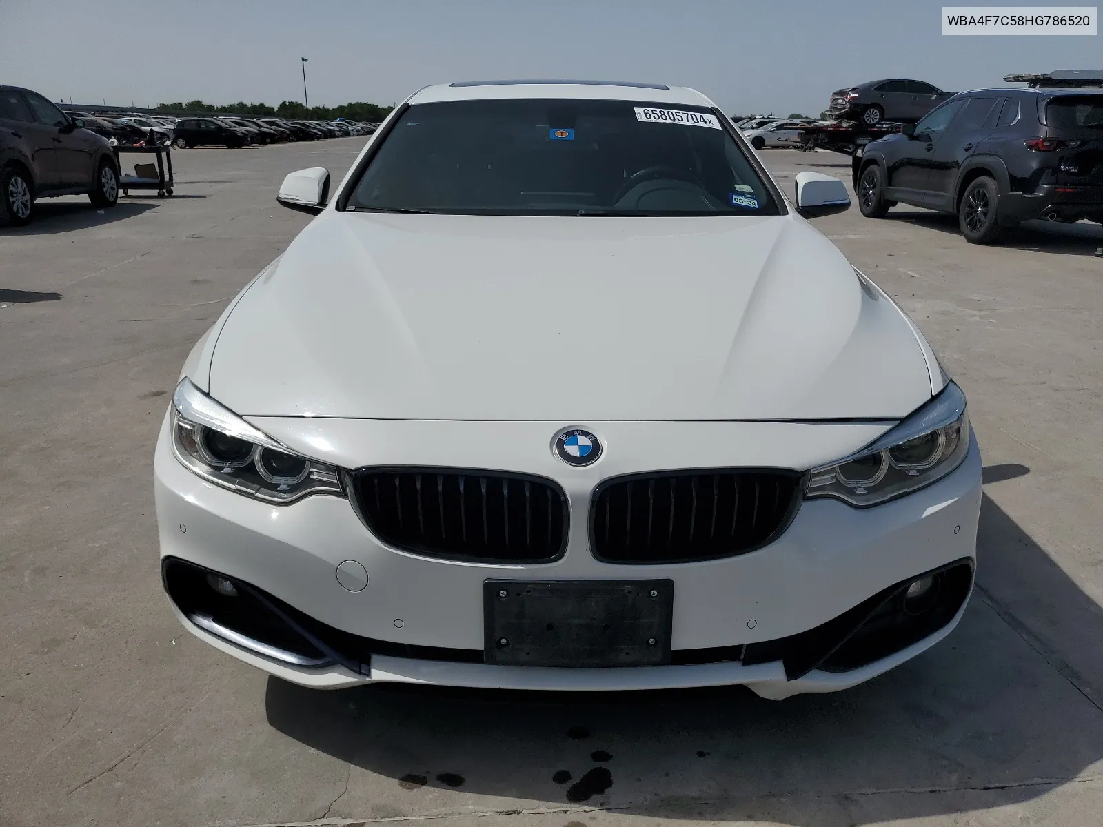 2017 BMW 430I Gran Coupe VIN: WBA4F7C58HG786520 Lot: 65805704