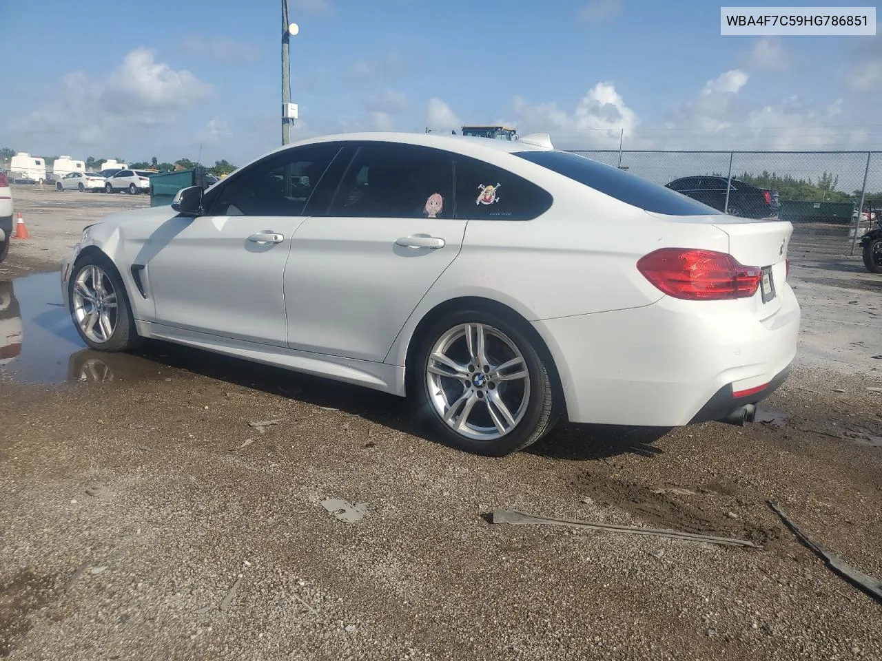 WBA4F7C59HG786851 2017 BMW 430I Gran Coupe