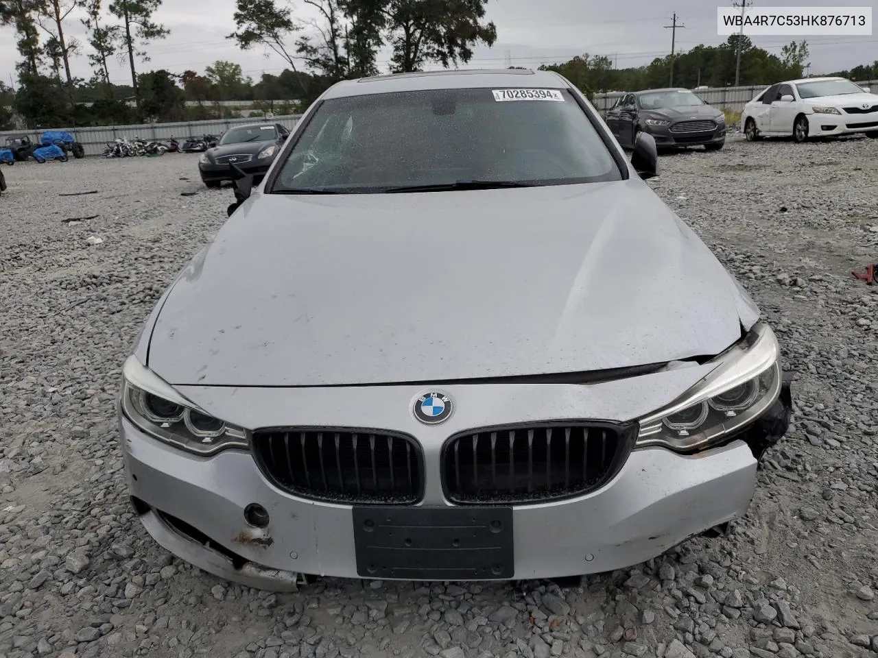 2017 BMW 430I VIN: WBA4R7C53HK876713 Lot: 70285394