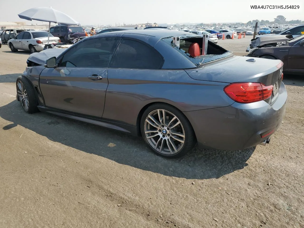 2017 BMW 430I VIN: WBA4U7C31H5J54829 Lot: 71243714