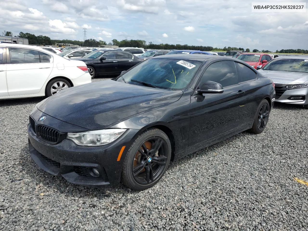 2017 BMW 440Xi VIN: WBA4P3C52HK528237 Lot: 73885754